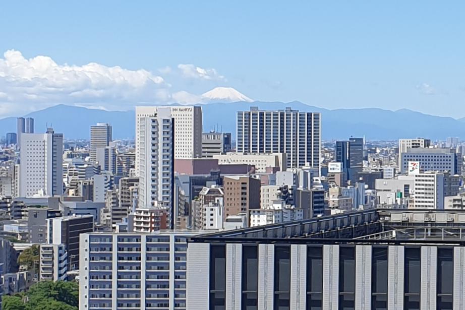 Mt Fuji from Shinagawa Seaside