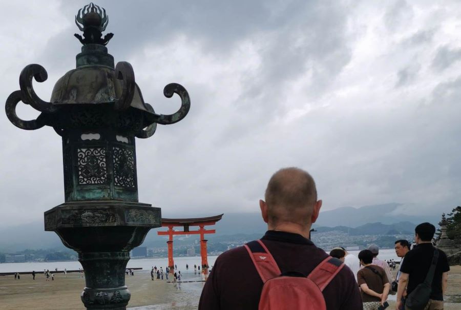 Miyajima Torii and lantern