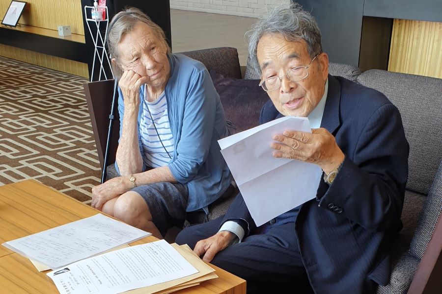 Ogawa Sensei and Rosemary Mercer